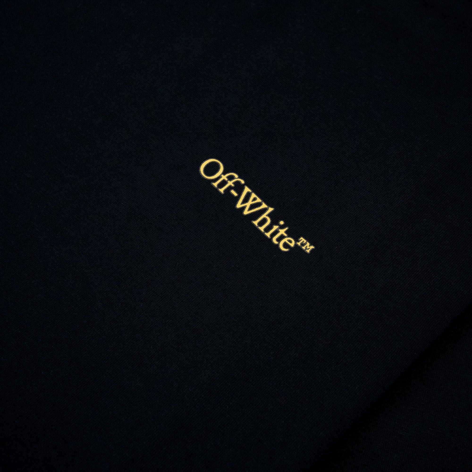 Off White Tape Arrow Skate S/s T-shirt Black/yellow