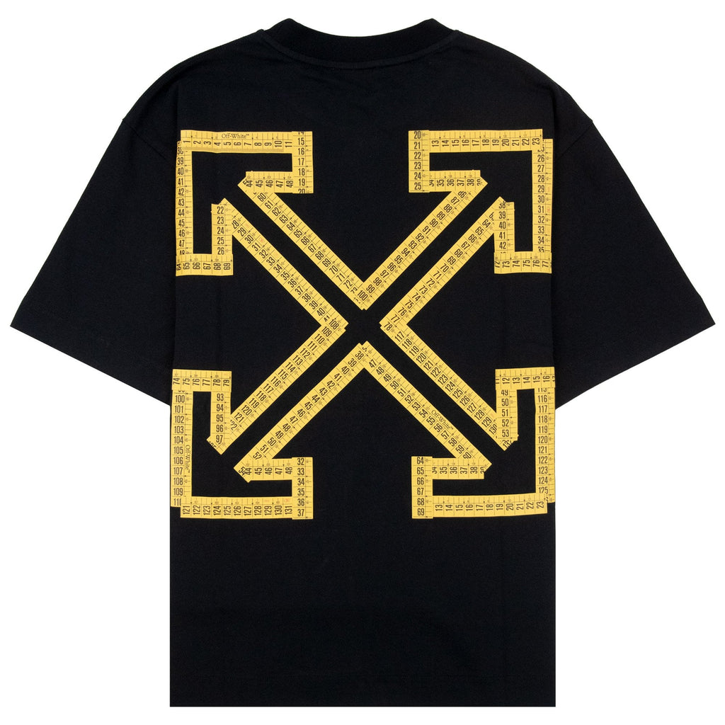 Off White Tape Arrow Skate S/s T-shirt Black/yellow