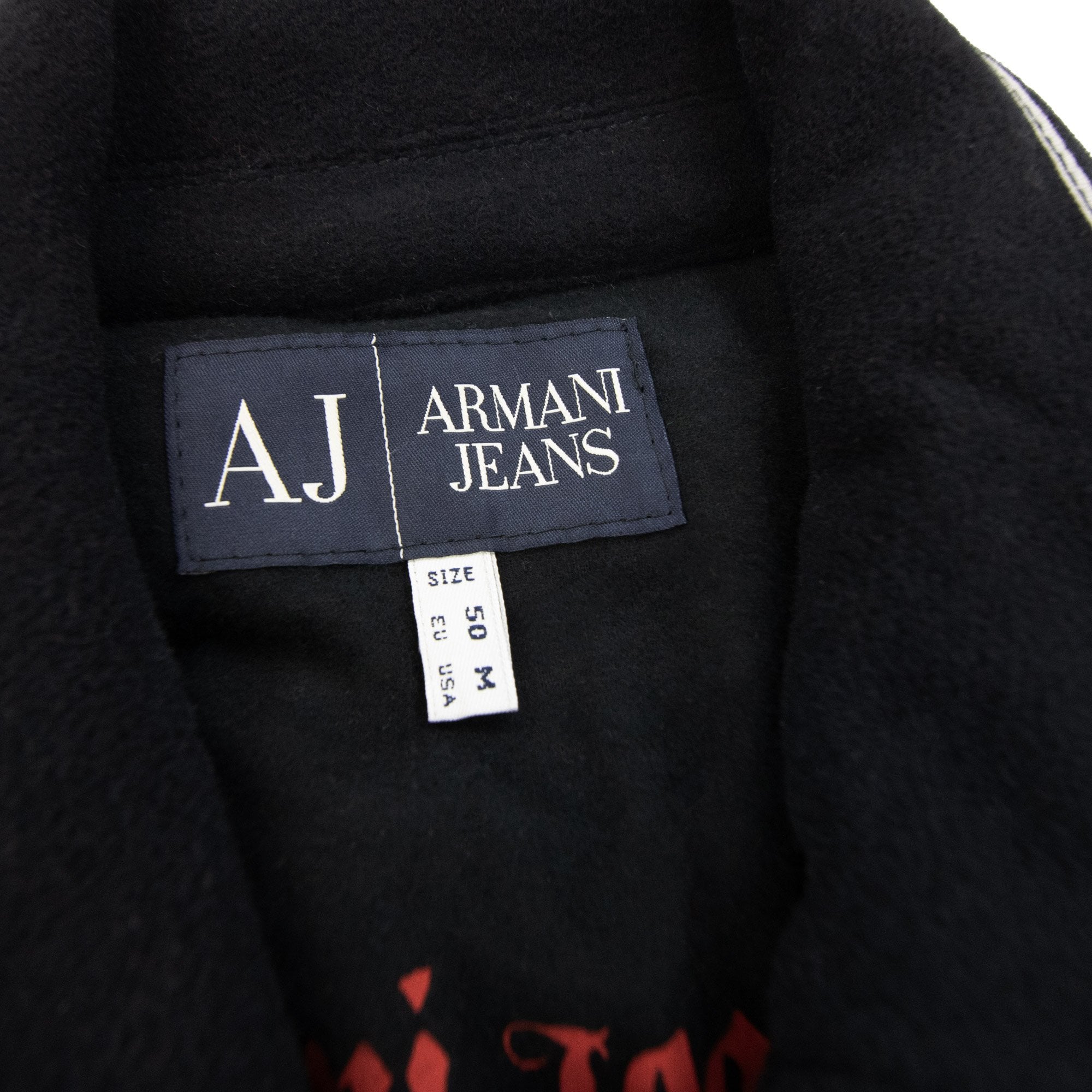 Armani Jeans Diagonal Zip Jacket Nero