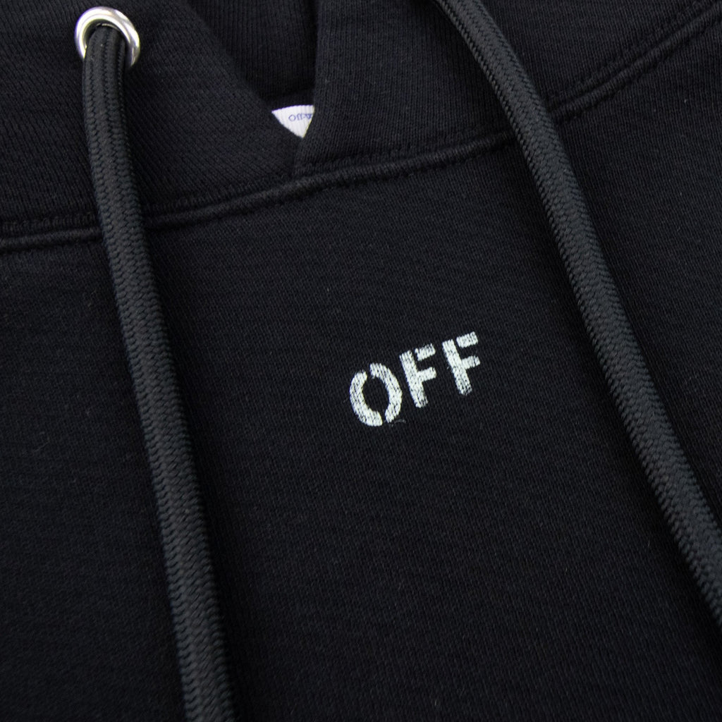 Off White Vibe Arrow Skate Hoodie Black/aqua