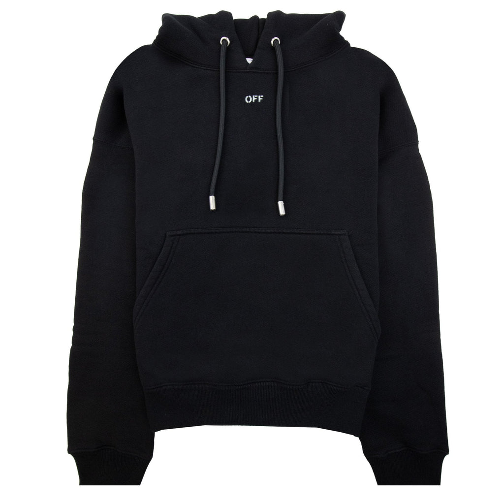 Off White Vibe Arrow Skate Hoodie Black/aqua