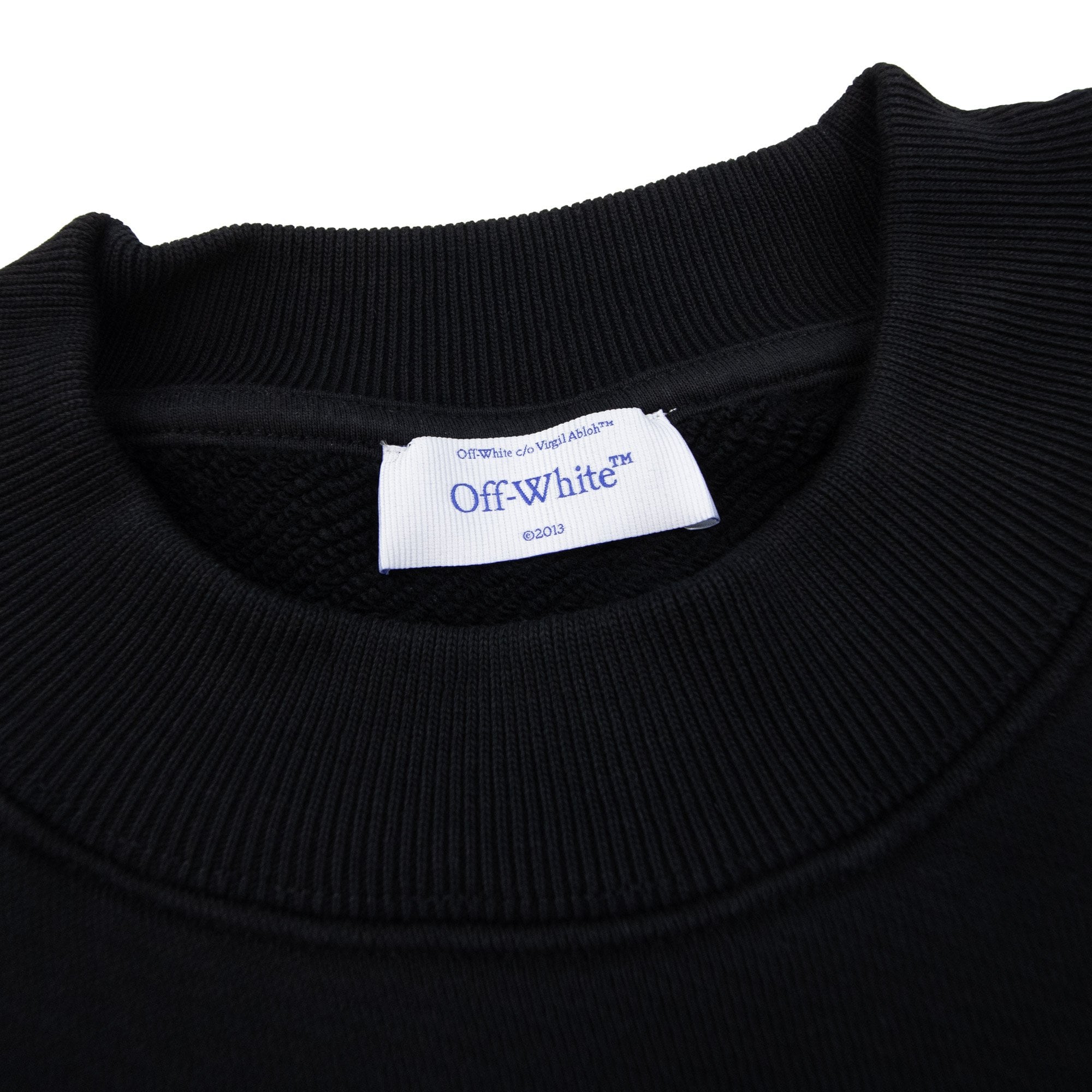 Off White Star Arrow Skate Crewneck Black
