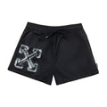 Off White Vibe Arrow Swimshorts Black/aqua