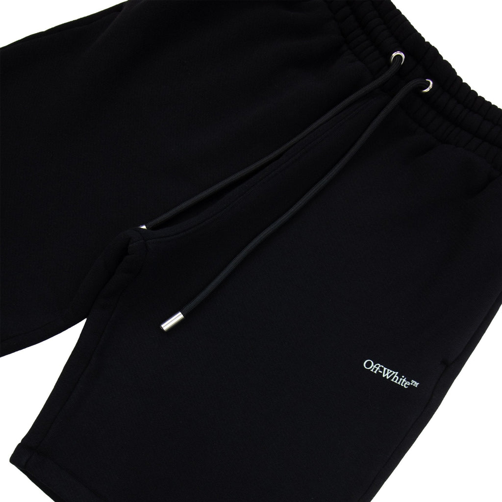 Off White Vibe Arrow Skate Sweatshorts Black/aqua
