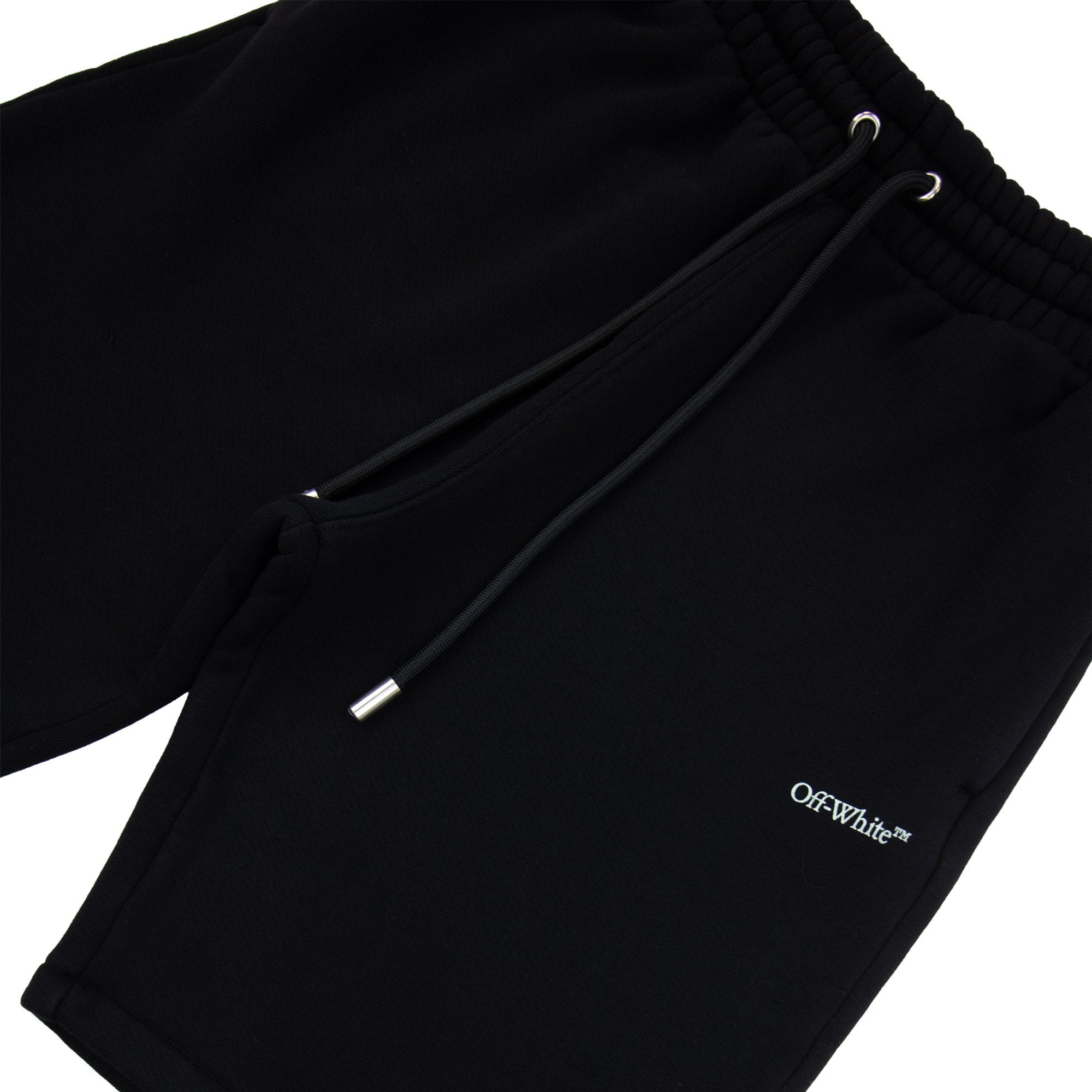Off White Vibe Arrow Skate Sweatshorts Black/aqua