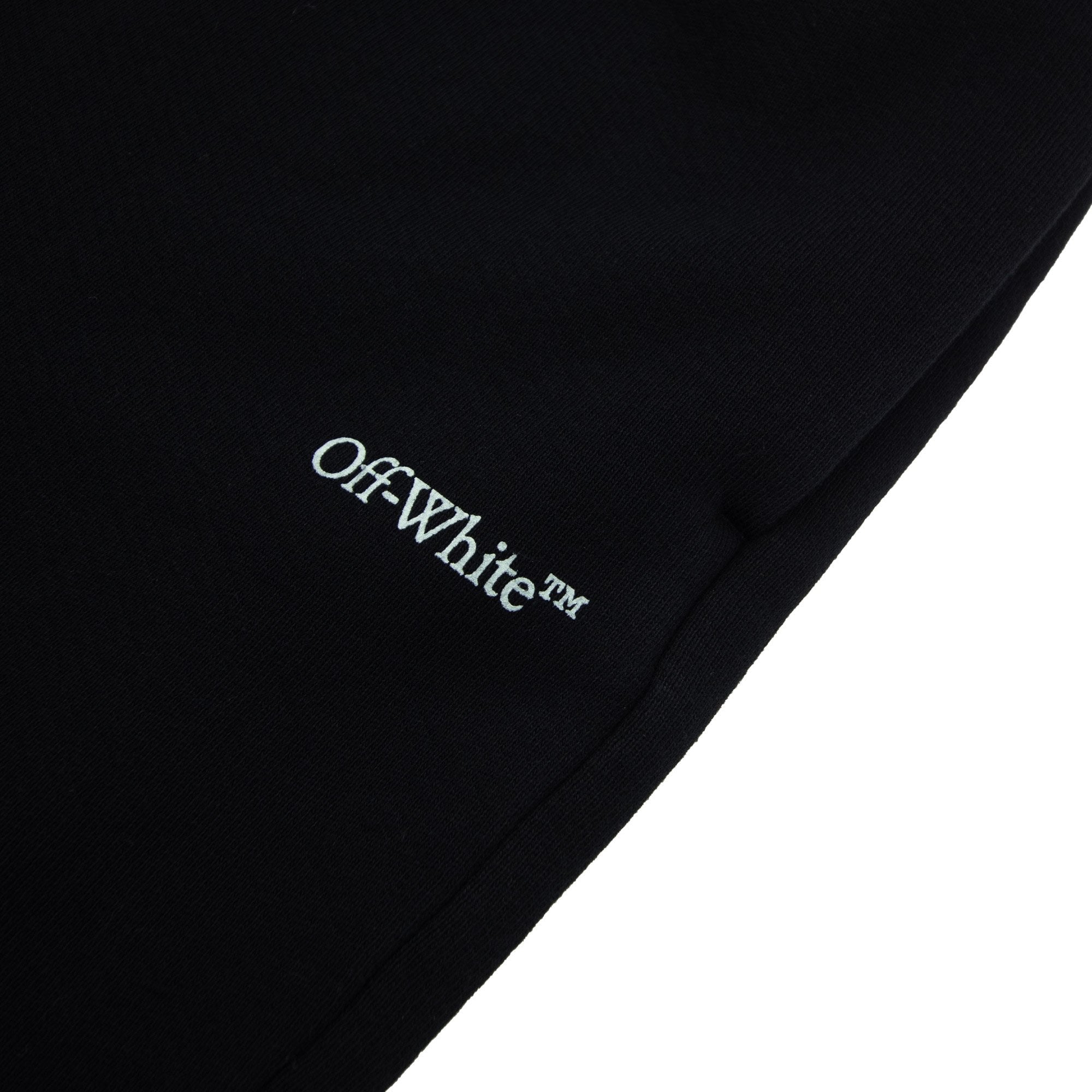 Off White Vibe Arrow Skate Sweatshorts Black/aqua