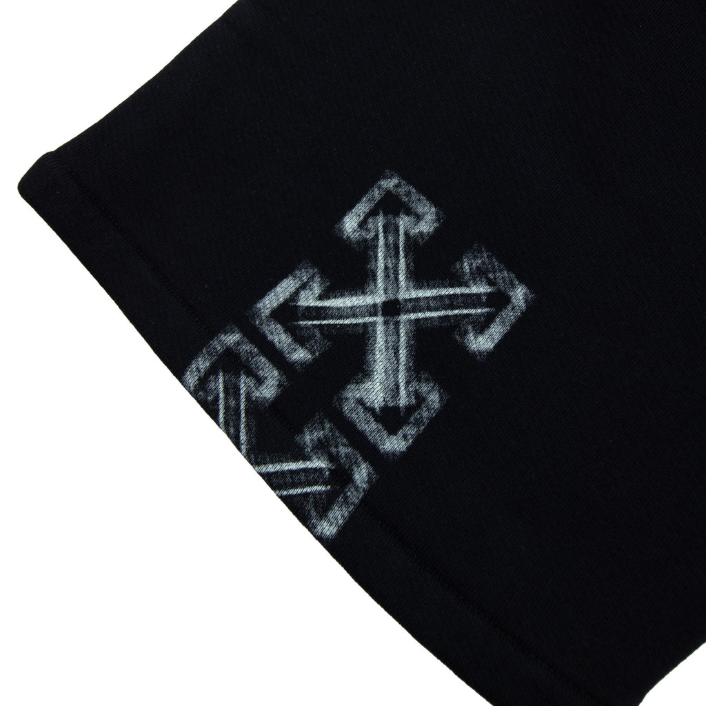 Off White Vibe Arrow Skate Sweatshorts Black/aqua