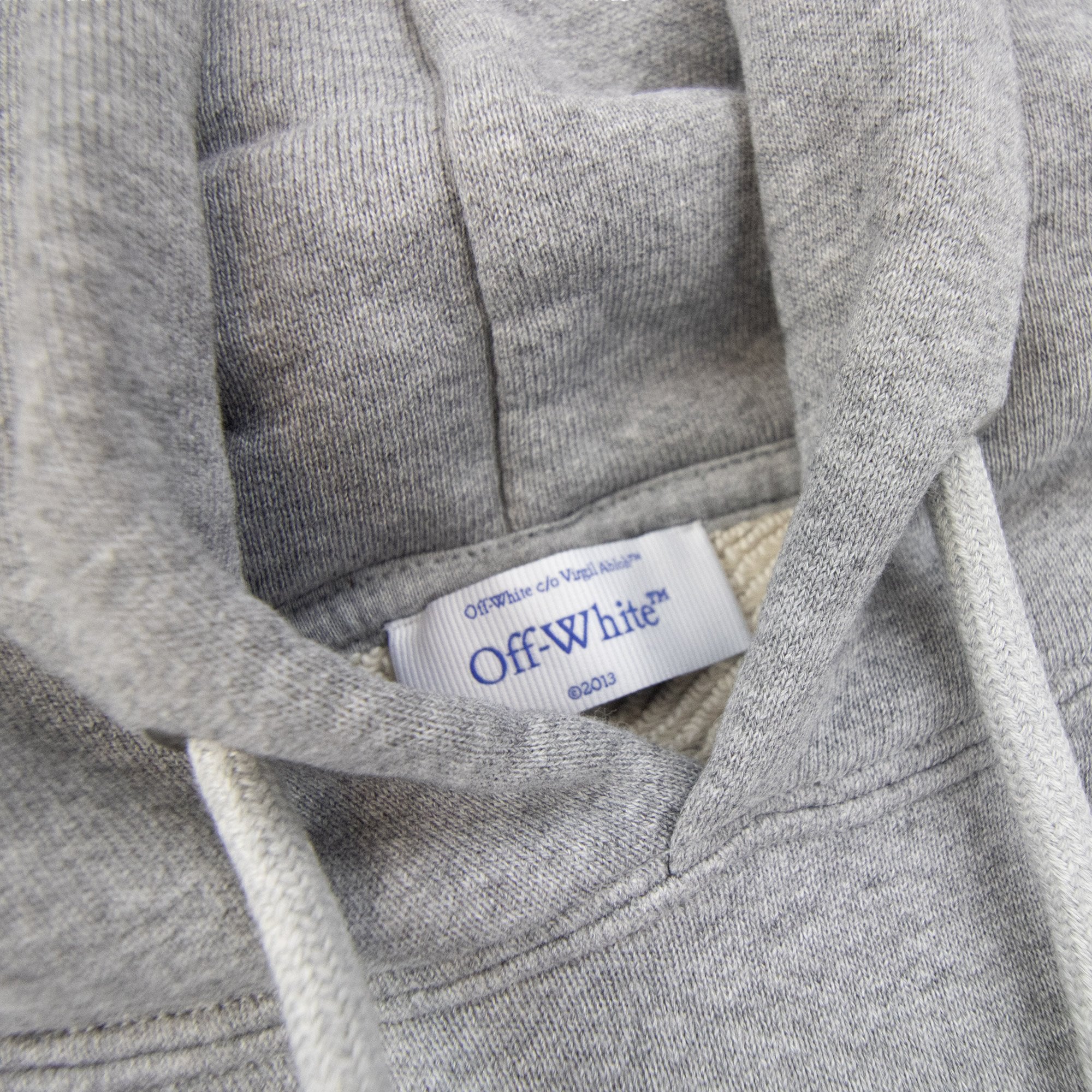 Off White Star Arrow Skate Hoodie Grey Melange