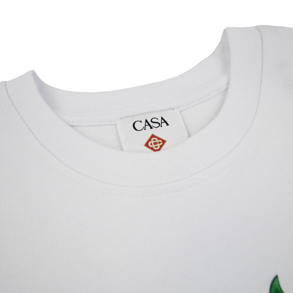 Casablanca Casa Beach Wave Printed T Shirt White