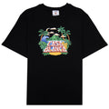 Casablanca Casa Beach Wave Printed T Shirt Heavy Black