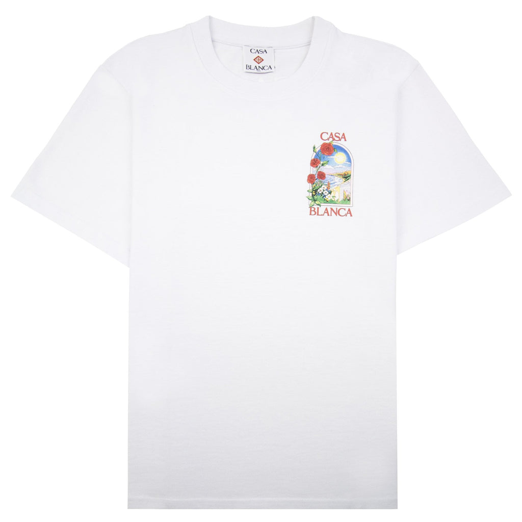 Casablanca La Days Printed T Shirt White