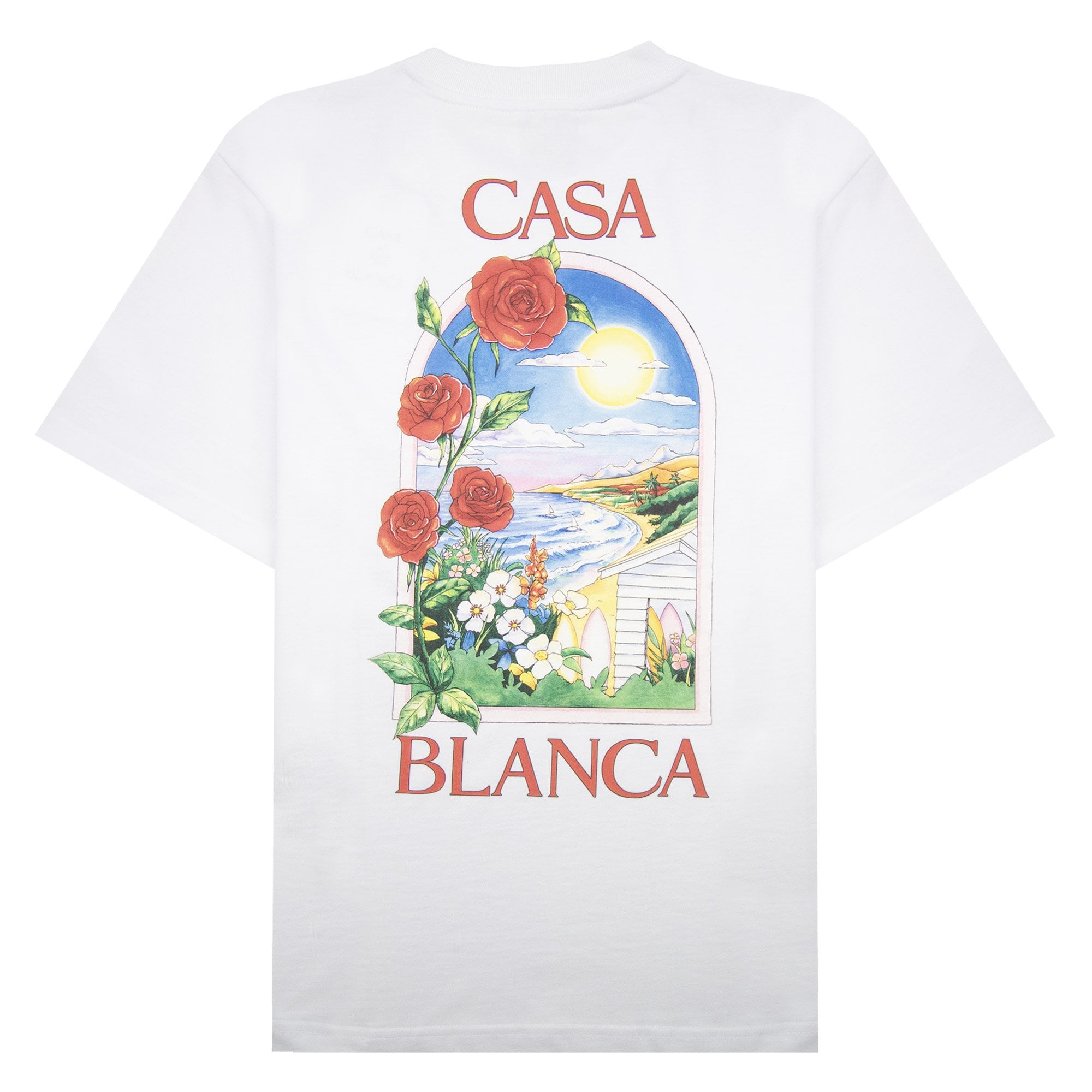Casablanca La Days Printed T Shirt White