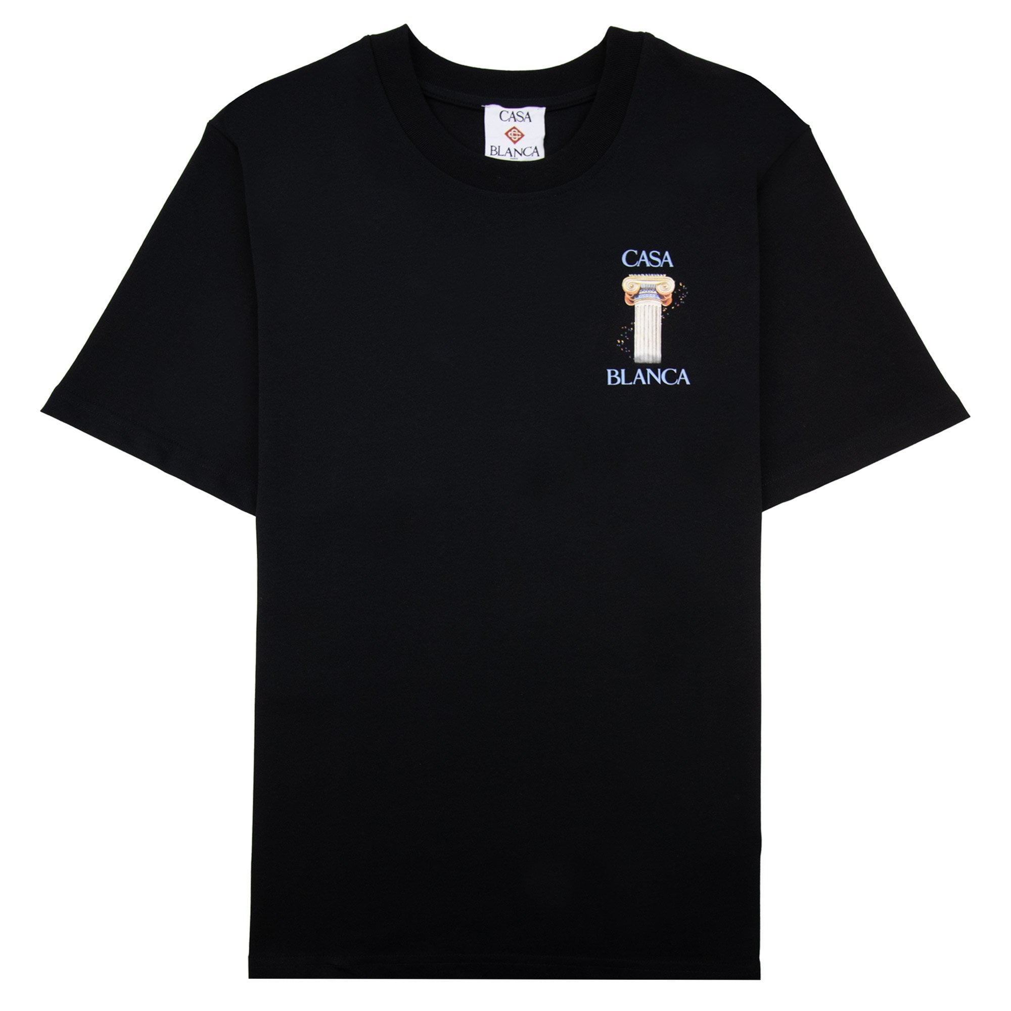 Casablanca La Colonne Printed T Shirt Black