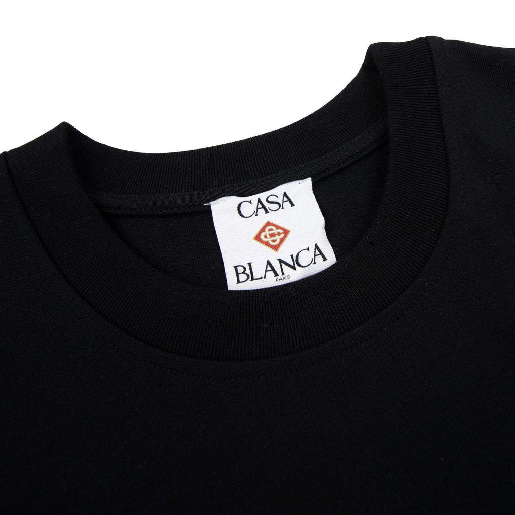 Casablanca La Colonne Printed T Shirt Black