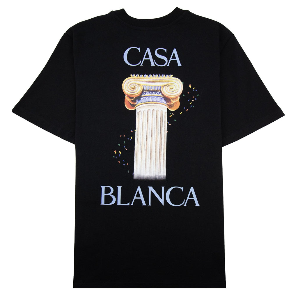 Casablanca La Colonne Printed T Shirt Black