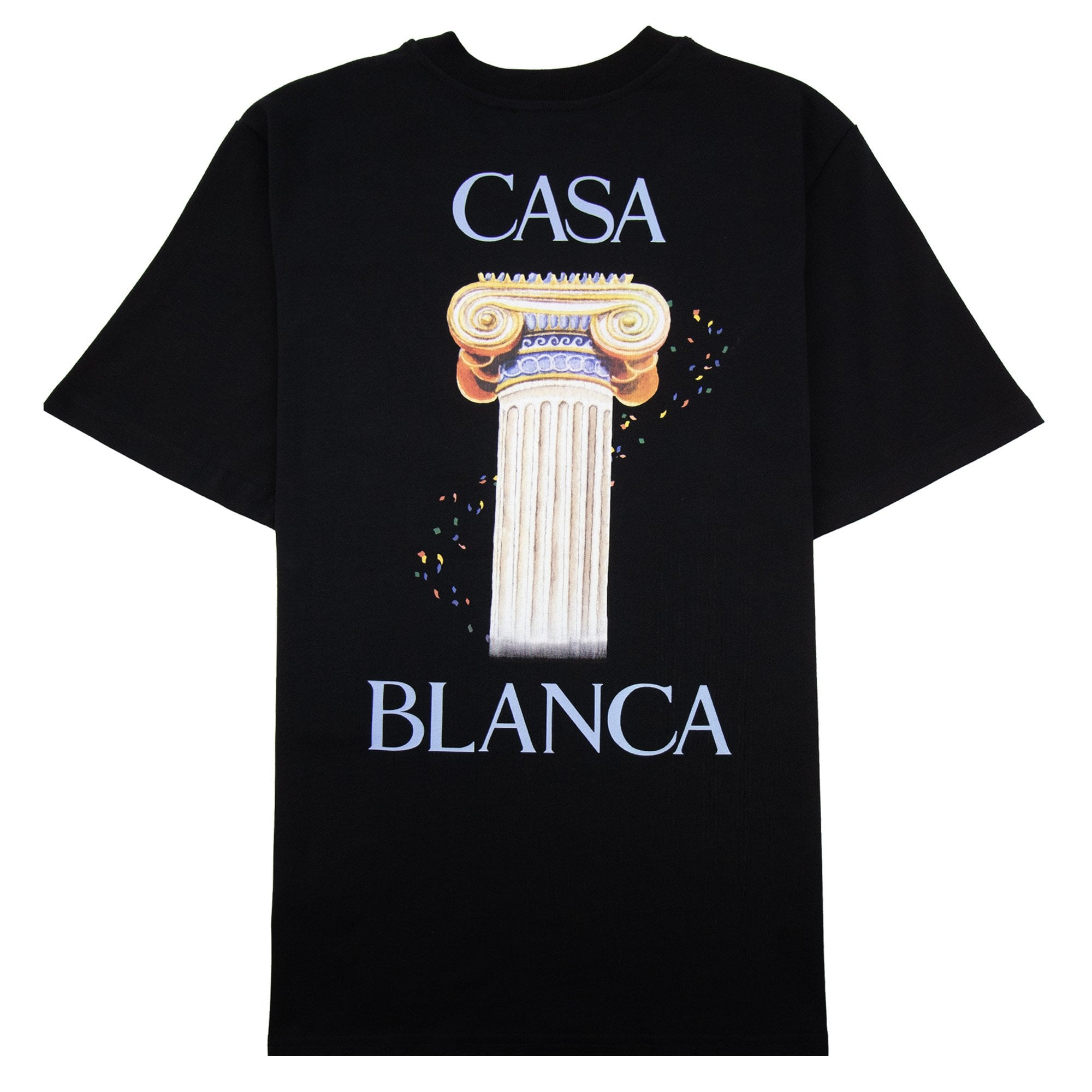 Casablanca La Colonne Printed T Shirt Black