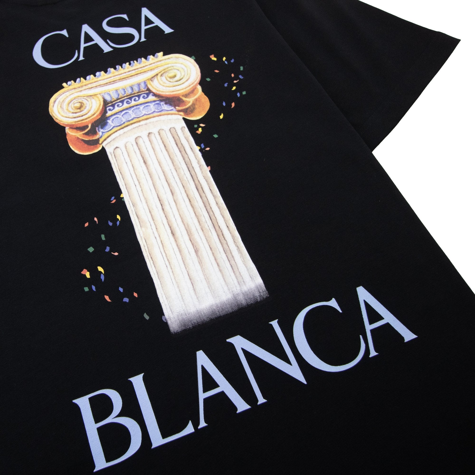 Casablanca La Colonne Printed T Shirt Black