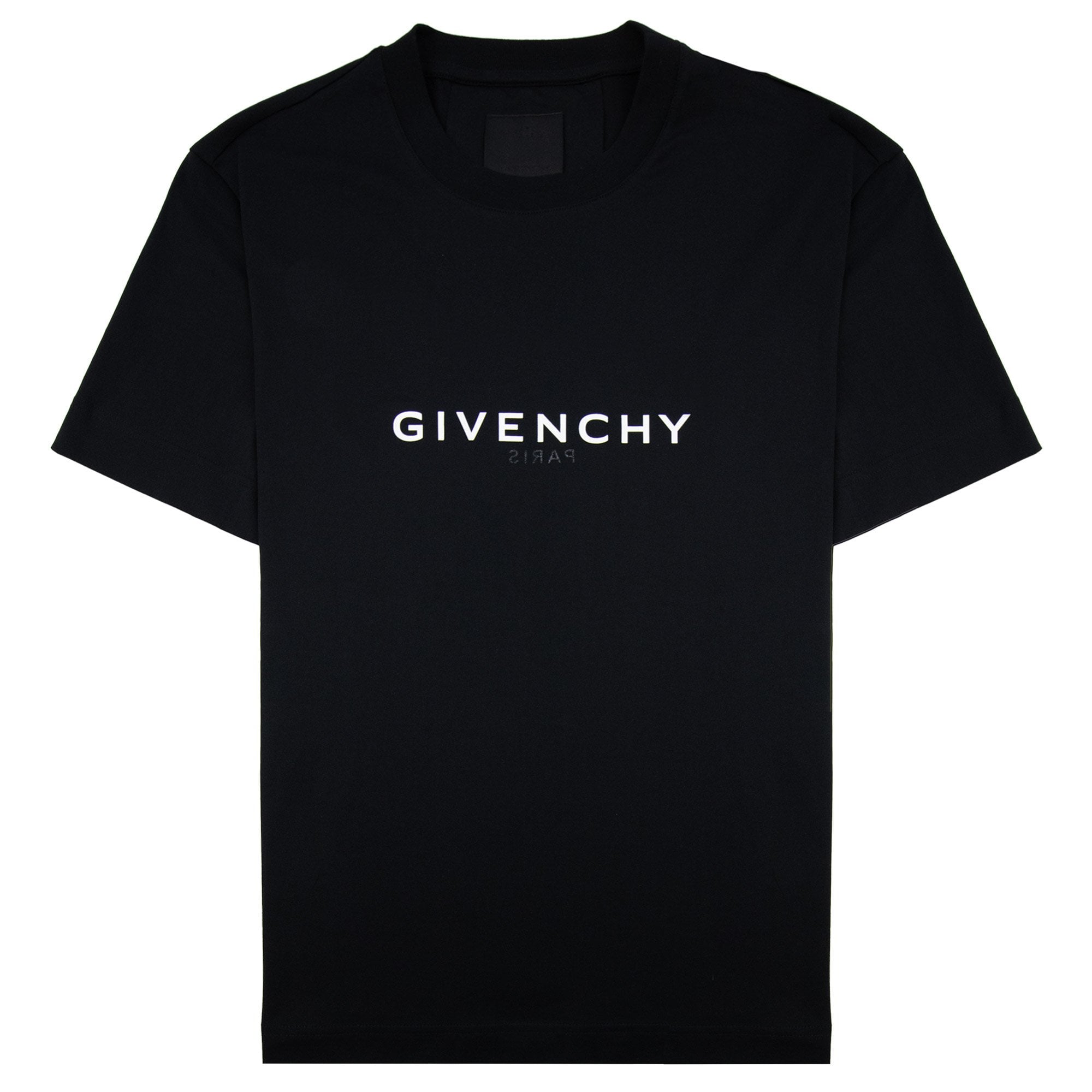GIVENCHY PARIS Tシャツ ブラック Givenchy Paris Reverse Logo T Shirt Black 001 | ONU – Onu