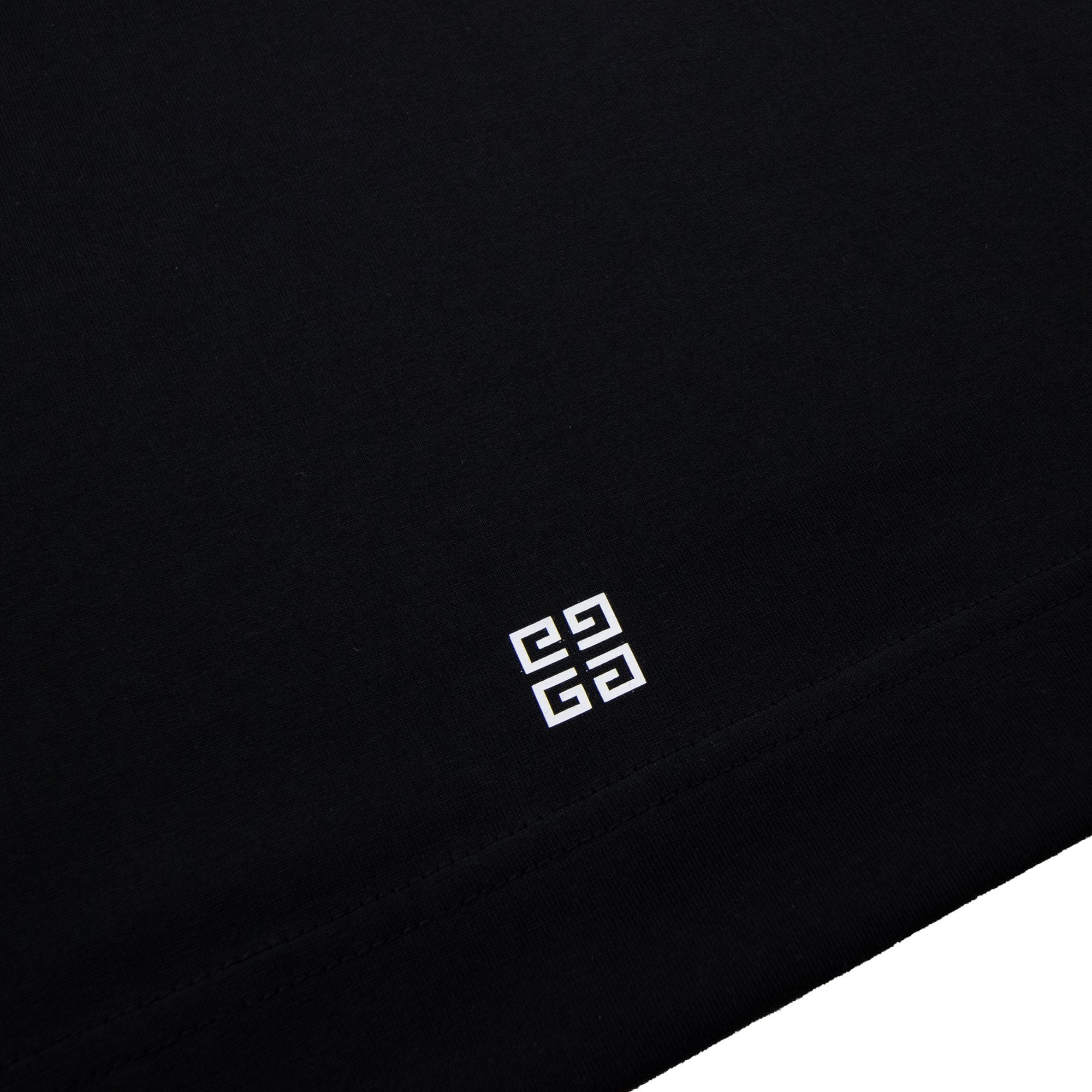 Givenchy Paris Reverse Logo 'Slim Fit' T Shirt Black 001