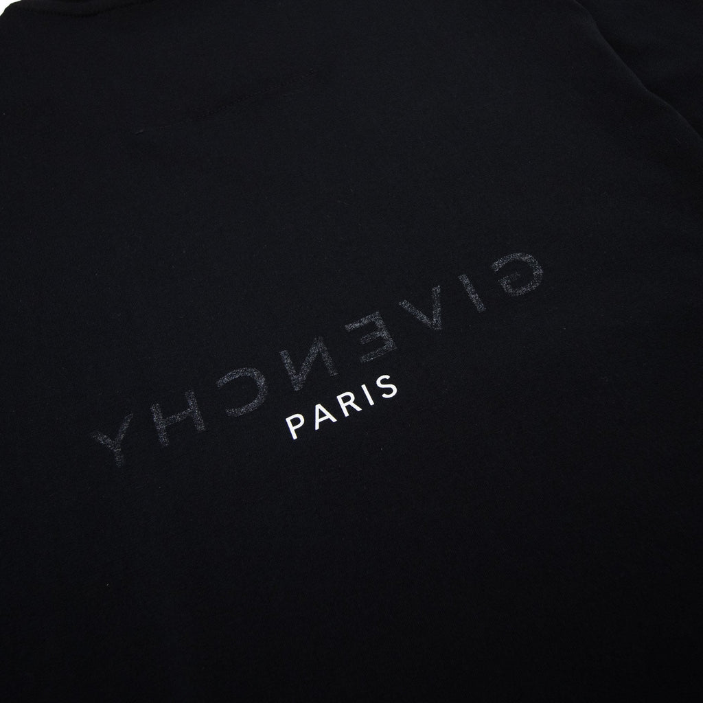 Givenchy Paris Reverse Logo 'Slim Fit' T Shirt Black 001