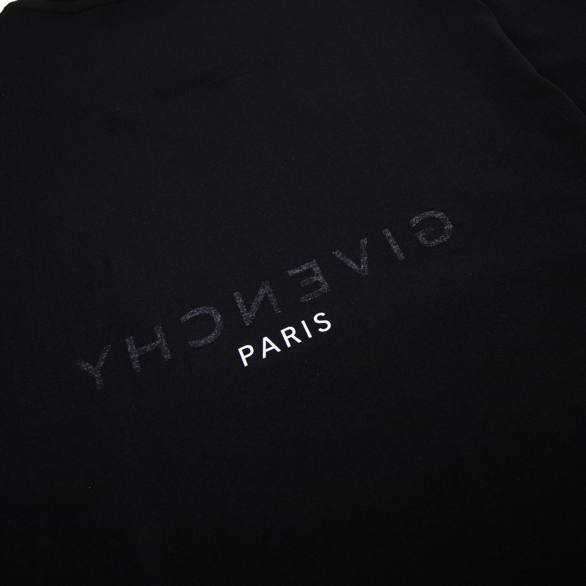 Givenchy Paris Reverse Logo 'Slim Fit' T Shirt Black 001