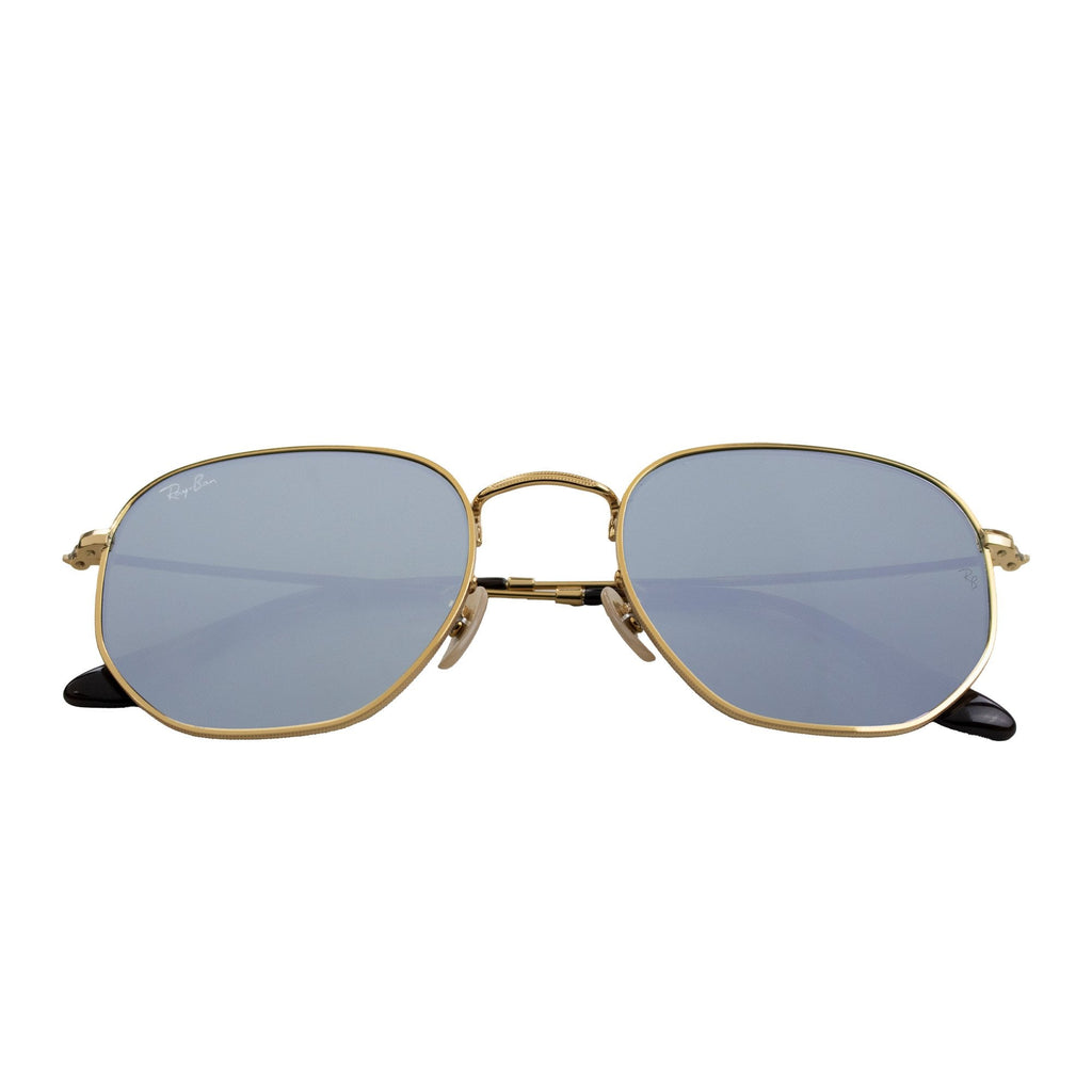 Ray.ban Hexagonal Flat Lenses Sunglasses Arista Gold