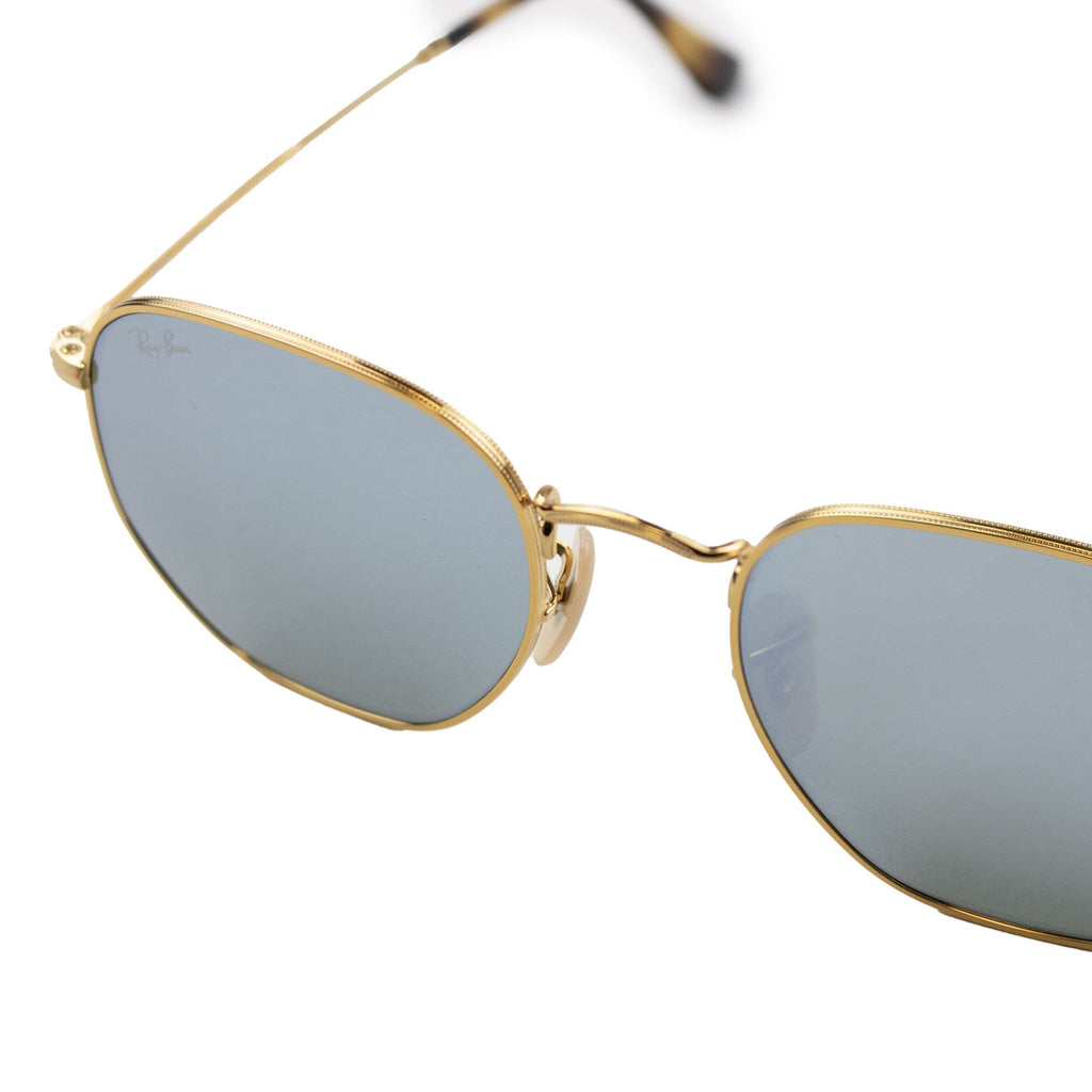 Ray.ban Hexagonal Flat Lenses Sunglasses Arista Gold