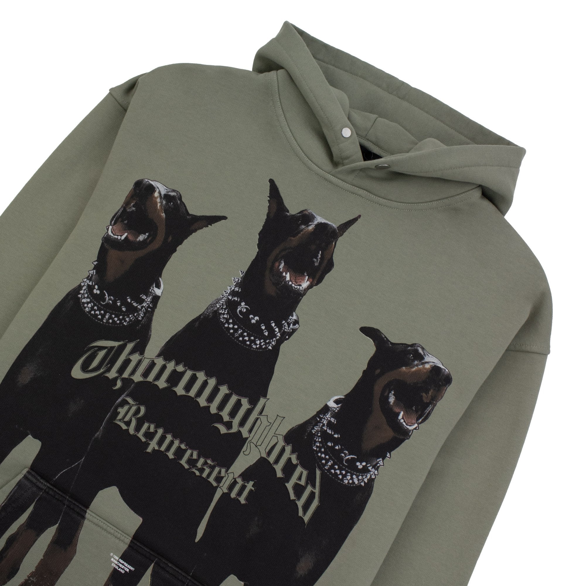 Represent Thoroughbred Hoodie Khaki