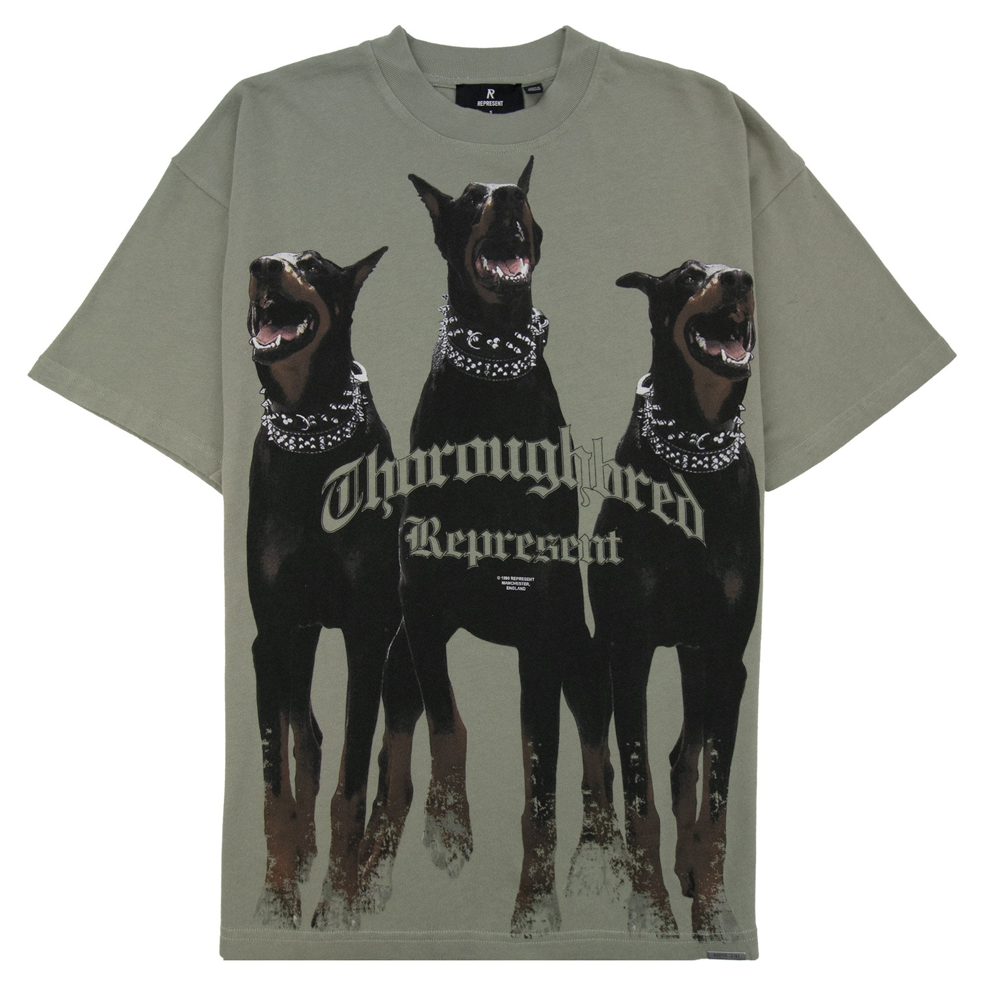 Represent Thoroughbred T Shirt Khaki