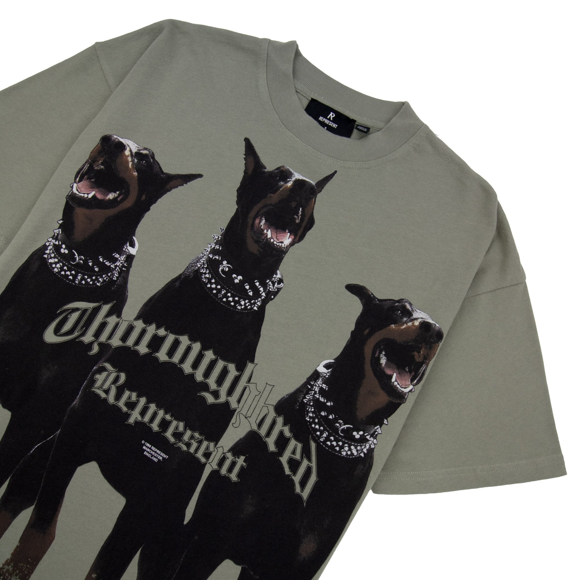 Represent Thoroughbred T Shirt Khaki