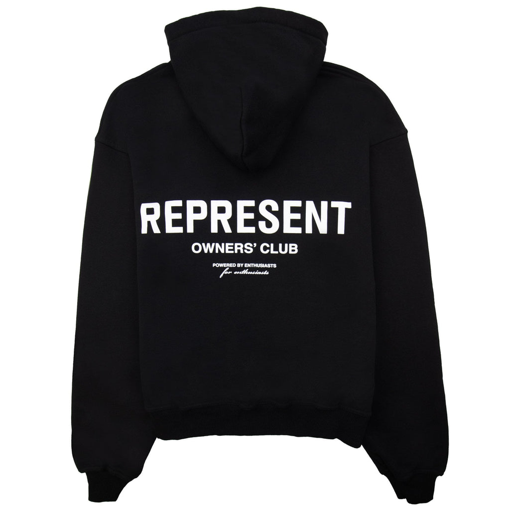 Represent Owners Club Zip Hoodie Black
