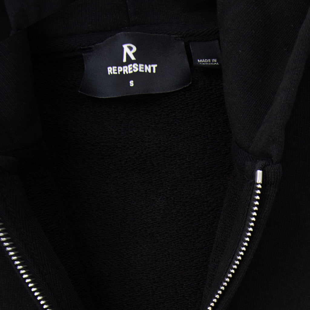 Represent Owners Club Zip Hoodie Black