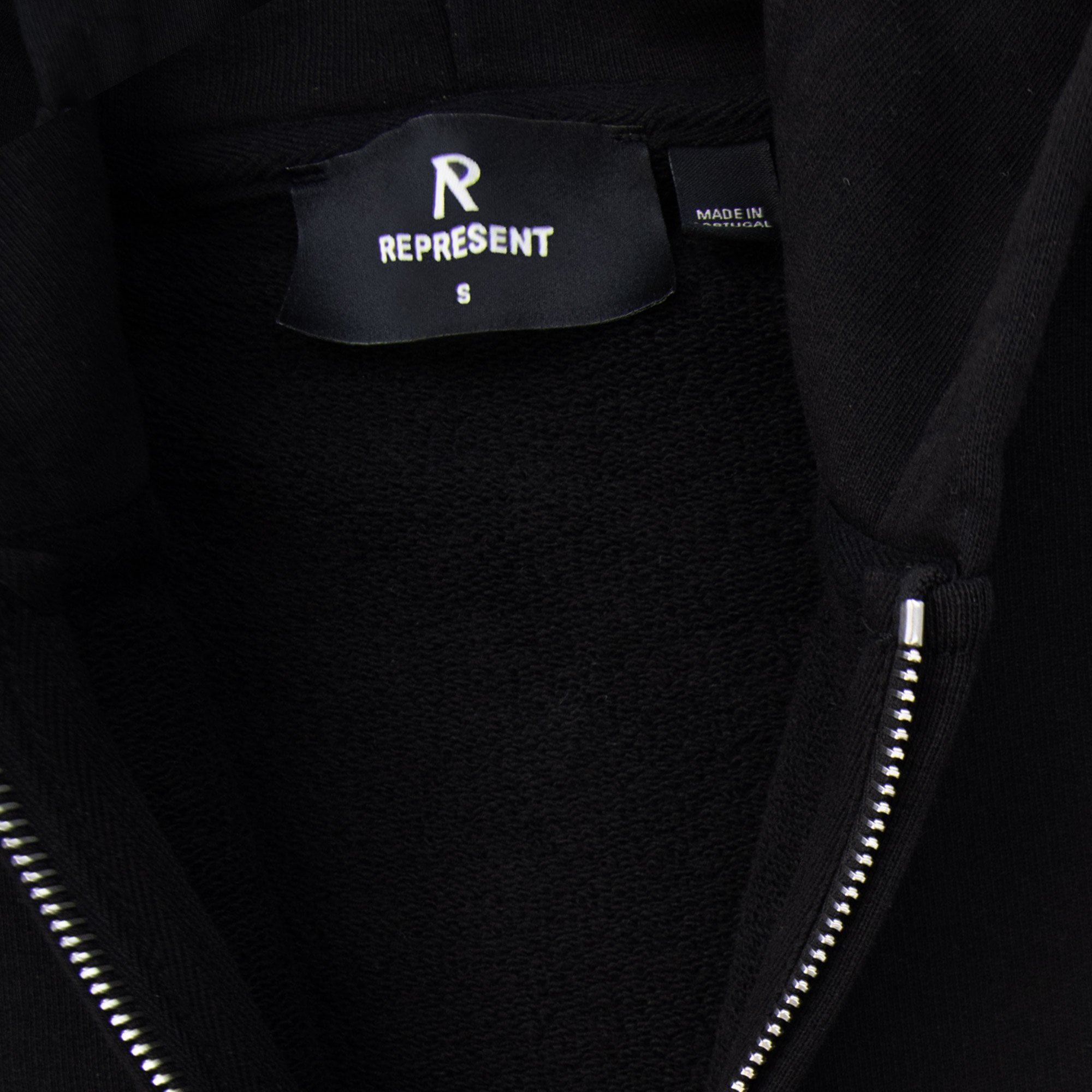 Represent Owners Club Zip Hoodie Black