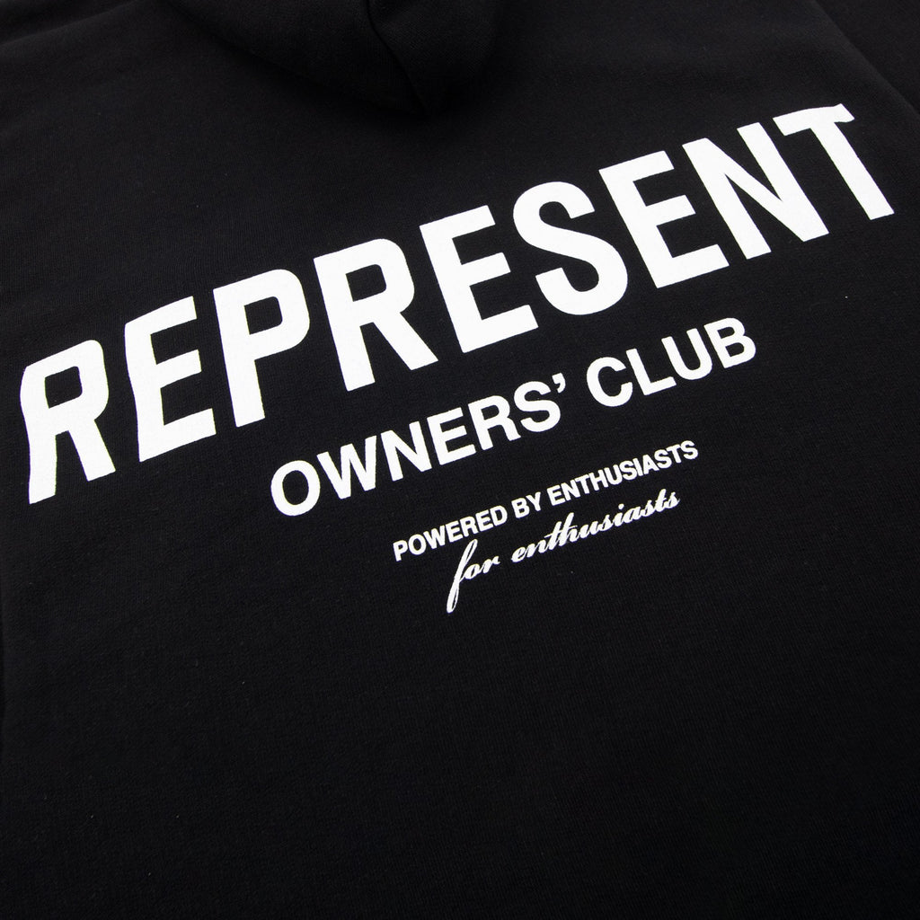 Represent Owners Club Zip Hoodie Black