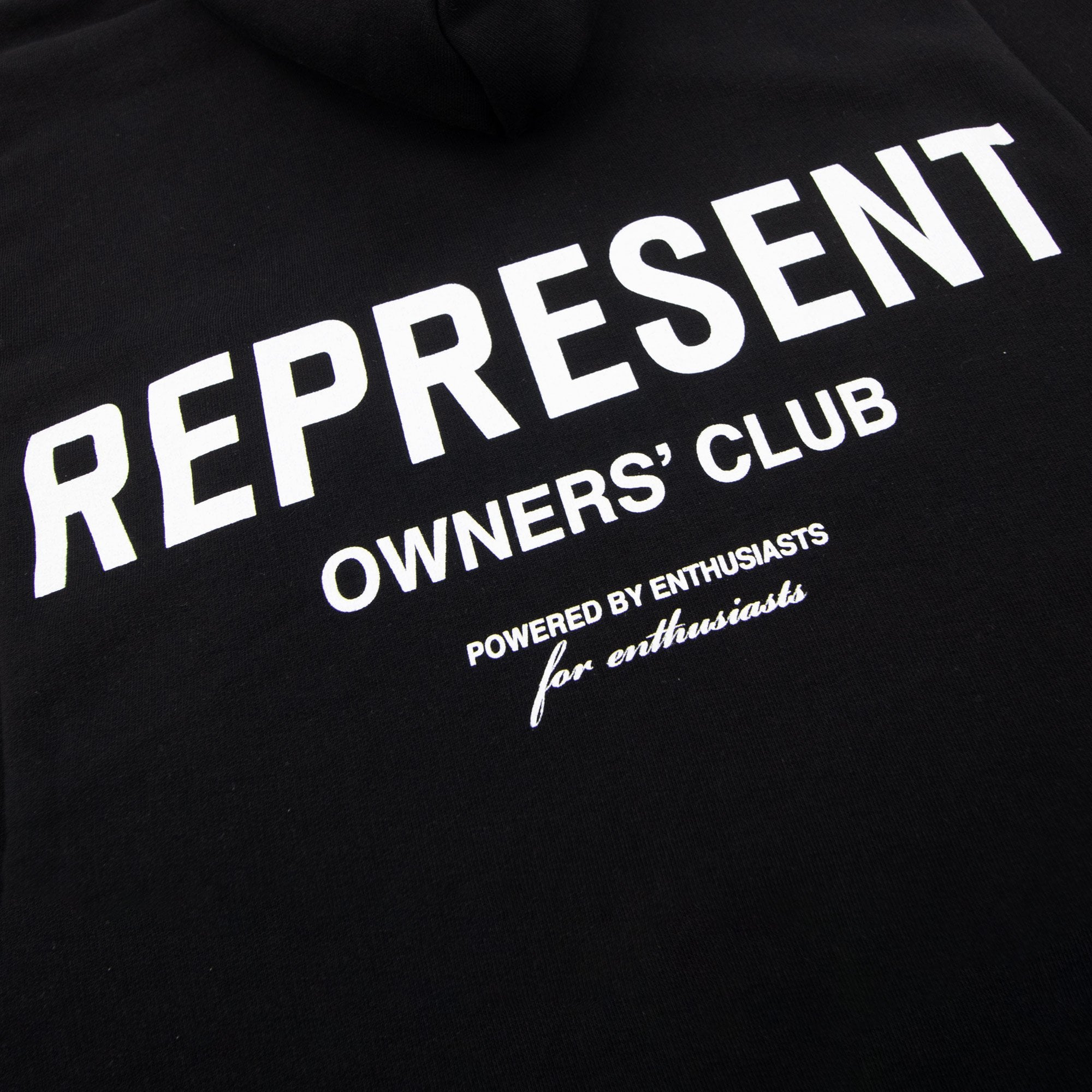 Represent Owners Club Zip Hoodie Black