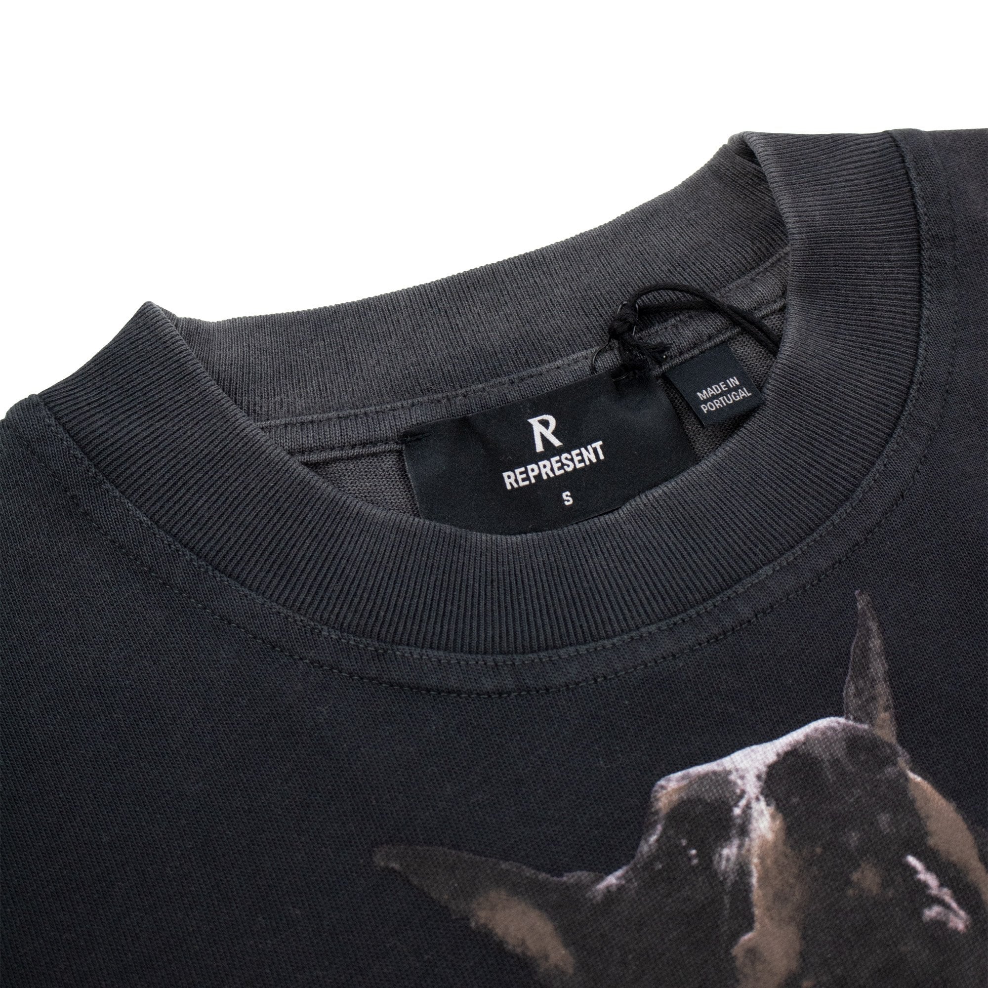 Represent Thoroughbred T Shirt Vintage Black