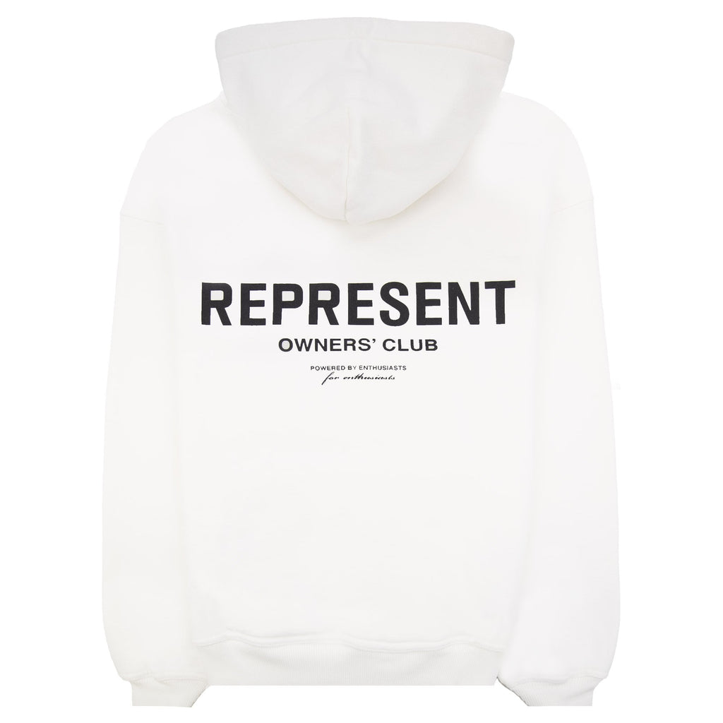 Represent Owners Club Hoodie Flat White