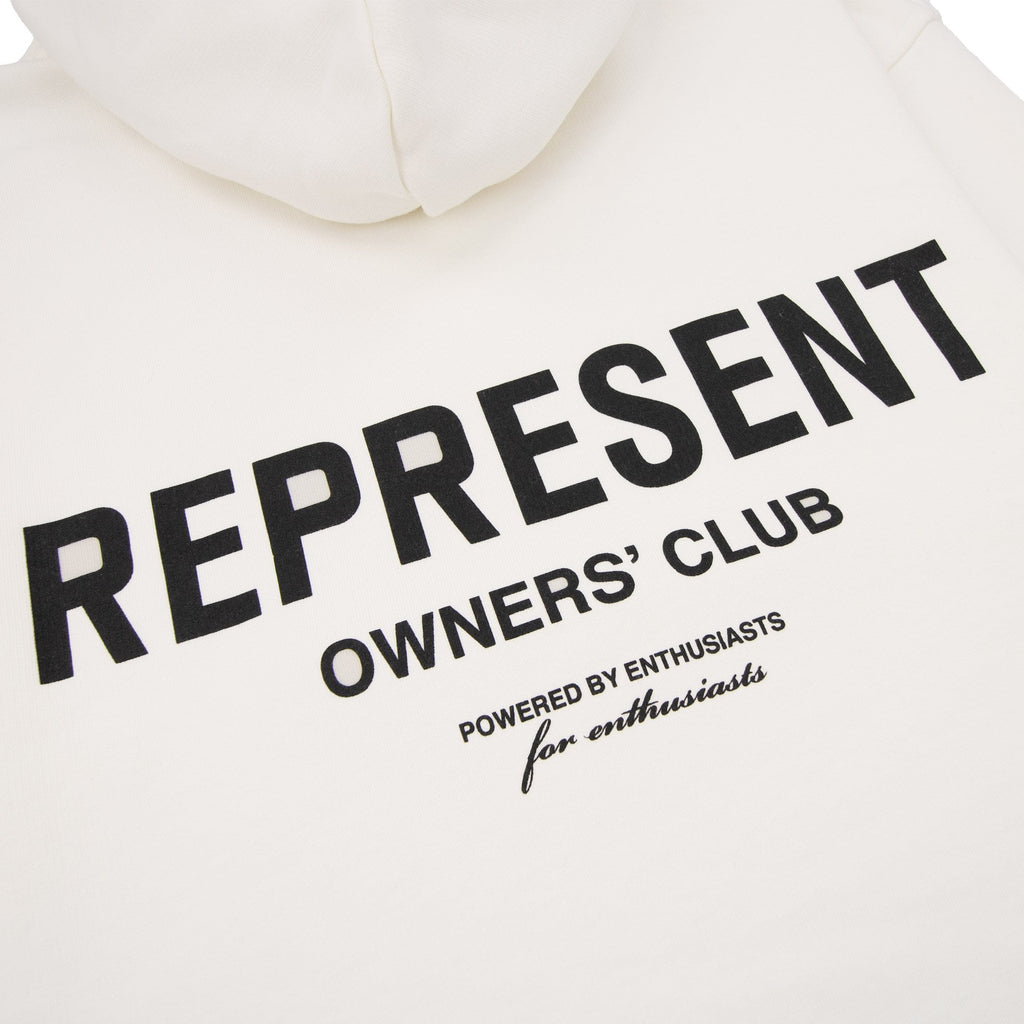 Represent Owners Club Hoodie Flat White