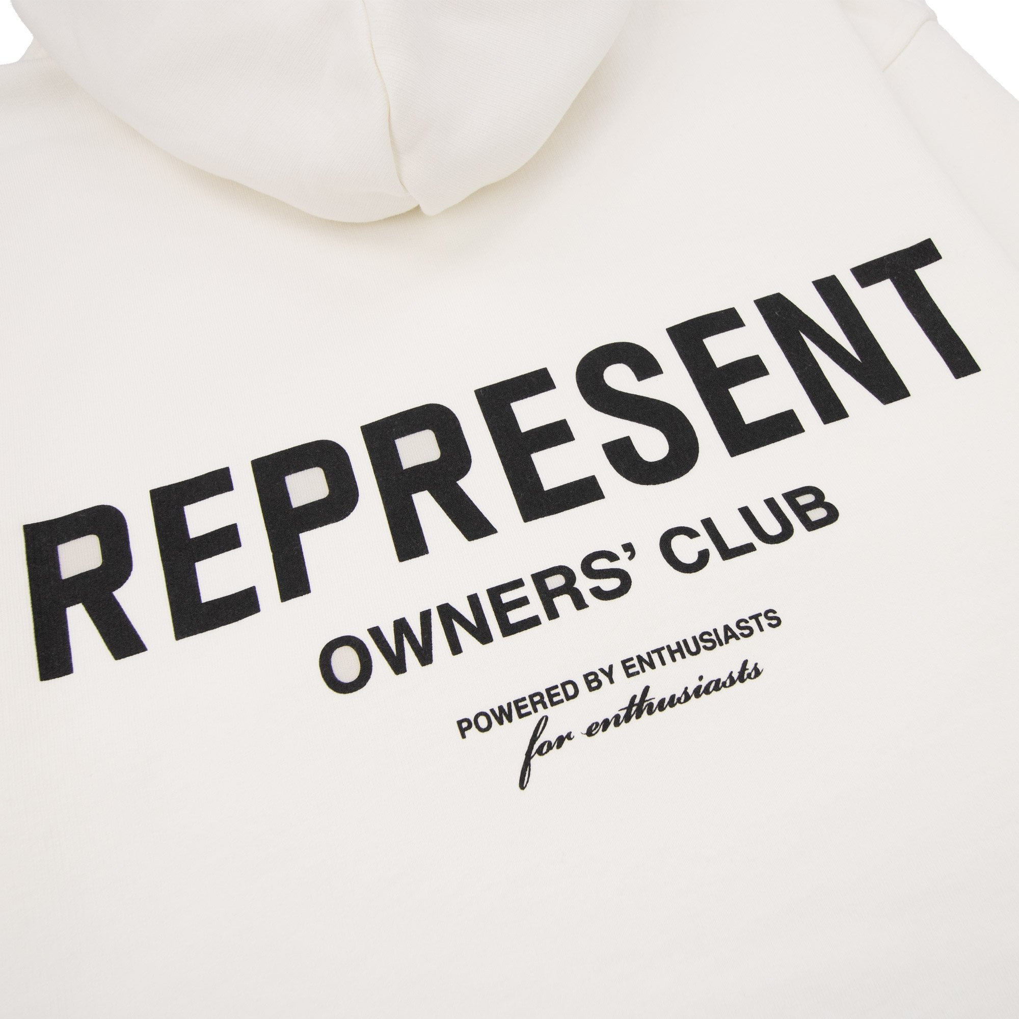 Represent Owners Club Hoodie Flat White