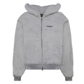 Represent Owners Club Zip Hoodie Ash Grey/black
