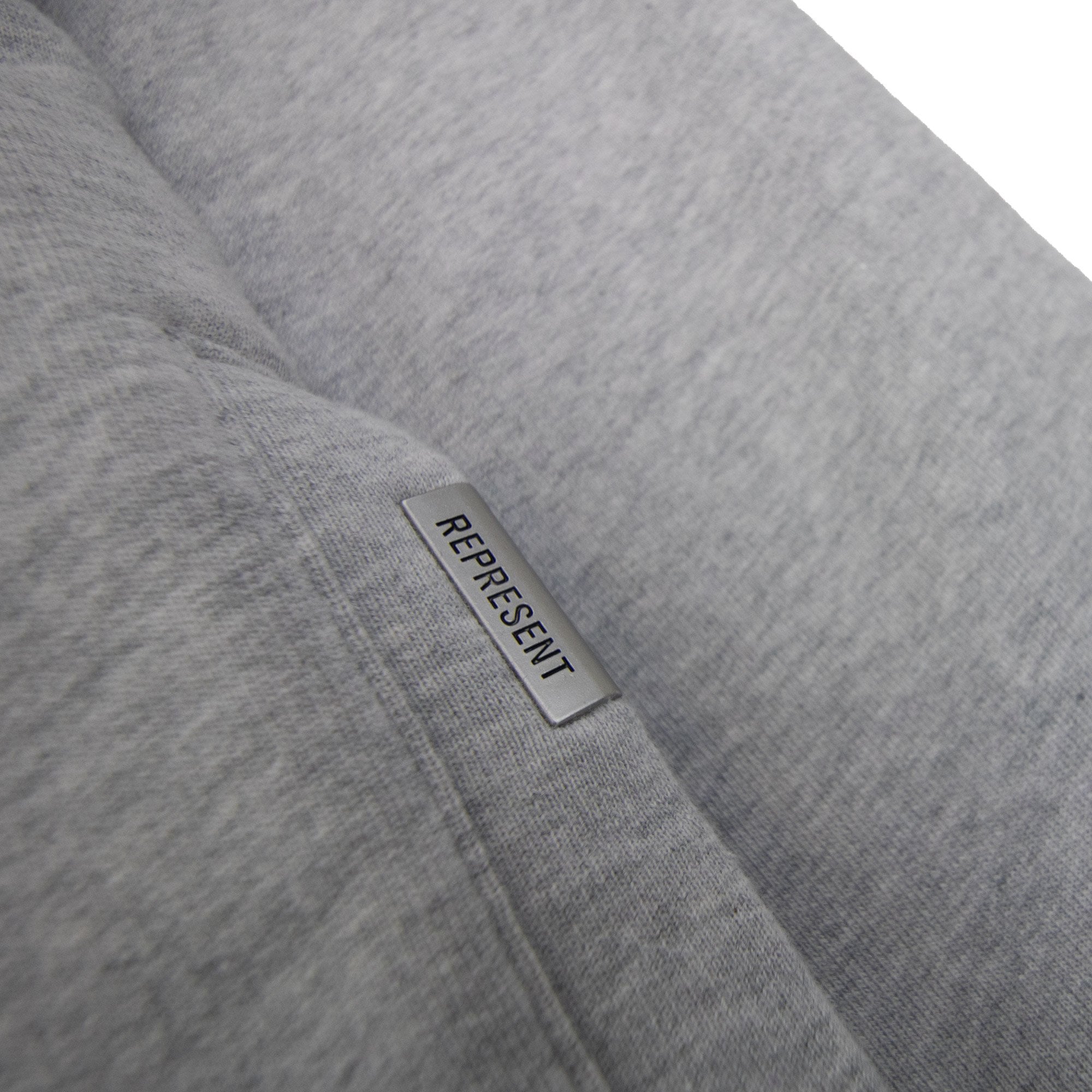 Represent Owners Club Zip Hoodie Ash Grey/black