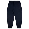 Emporio Armani Double-jersey Joggers With Embossed Embroidered Ea Logo Blue Navy