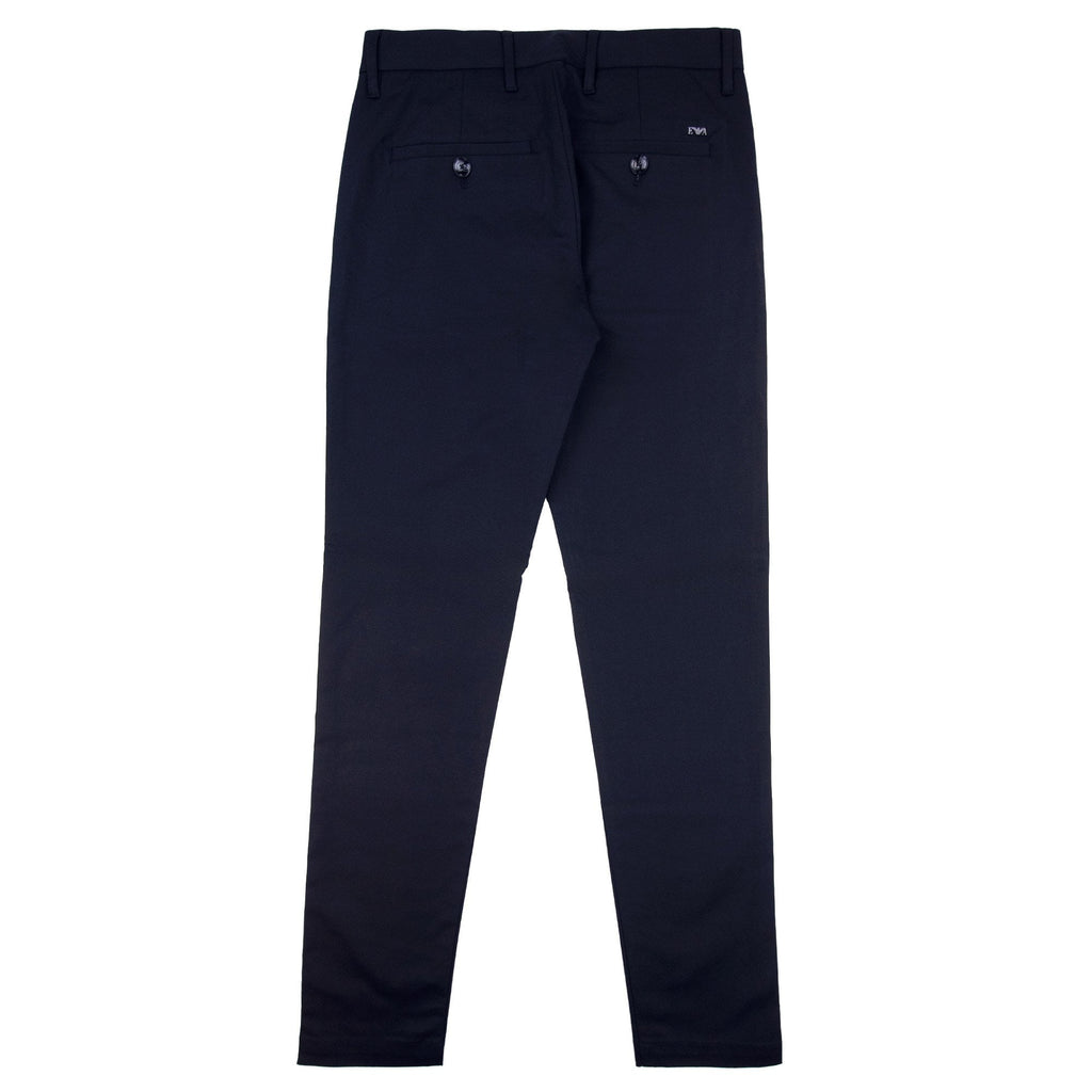 Emporio Armani Stretch Cotton Chinos Blue Navy