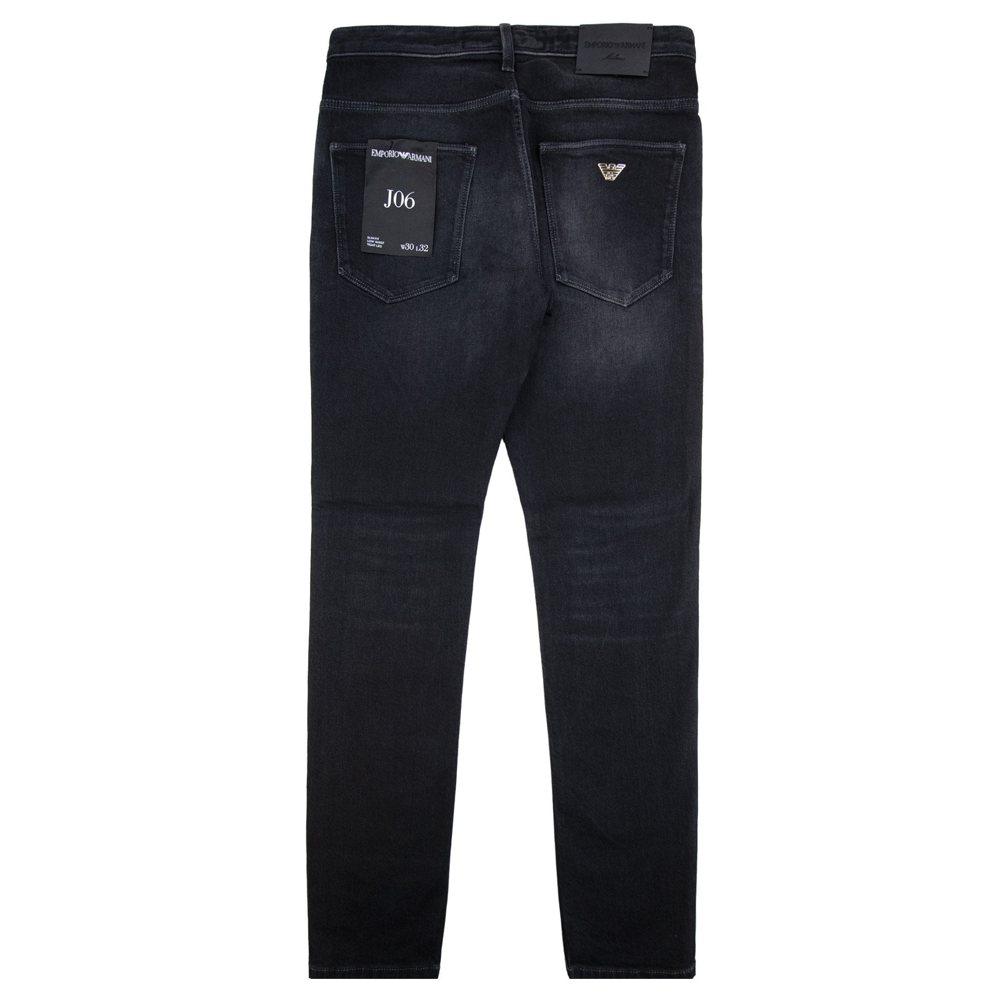 Emporio Armani Gold Badge J06 Jeans Dark Grey