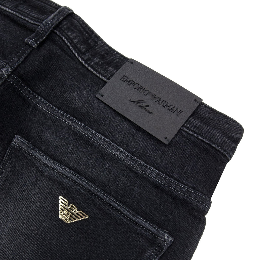 Emporio Armani Gold Badge J06 Jeans Dark Grey
