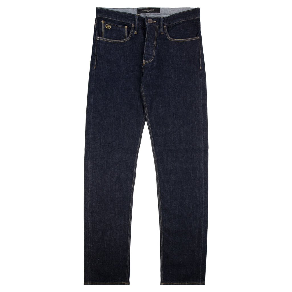 Emporio Armani J75 Selvedge Gold Lab Edition Jeans Denim Blue 0941