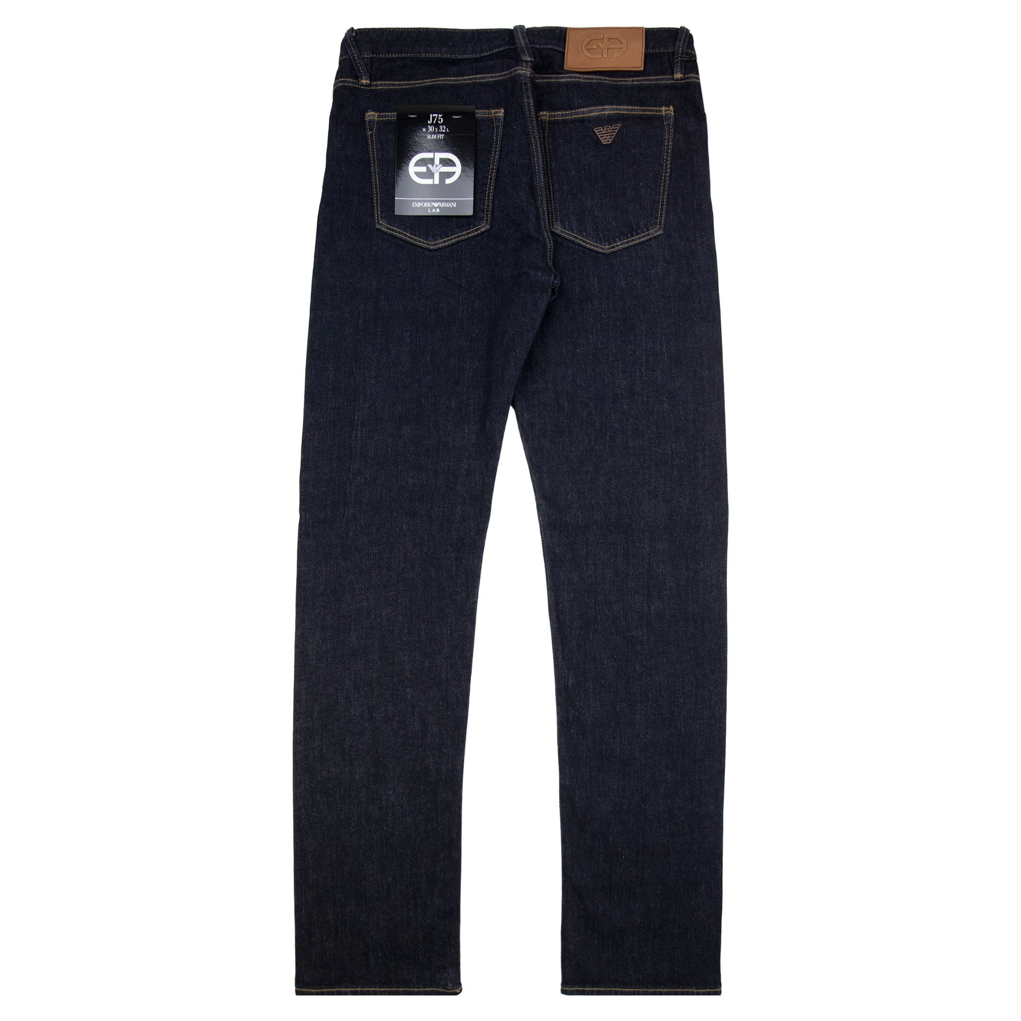 Emporio Armani J75 Selvedge Gold Lab Edition Jeans Denim Blue 0941