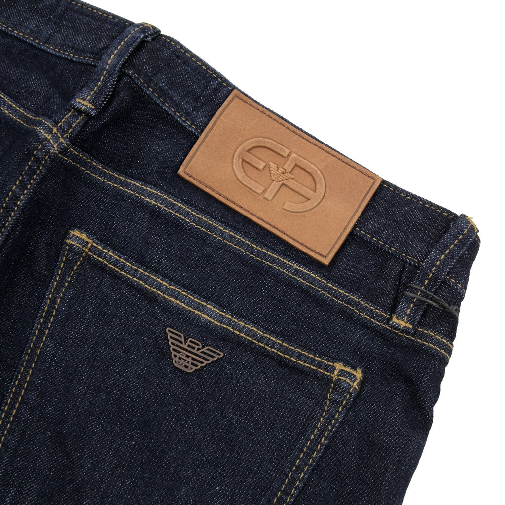 Emporio Armani J75 Selvedge Gold Lab Edition Jeans Denim Blue 0941