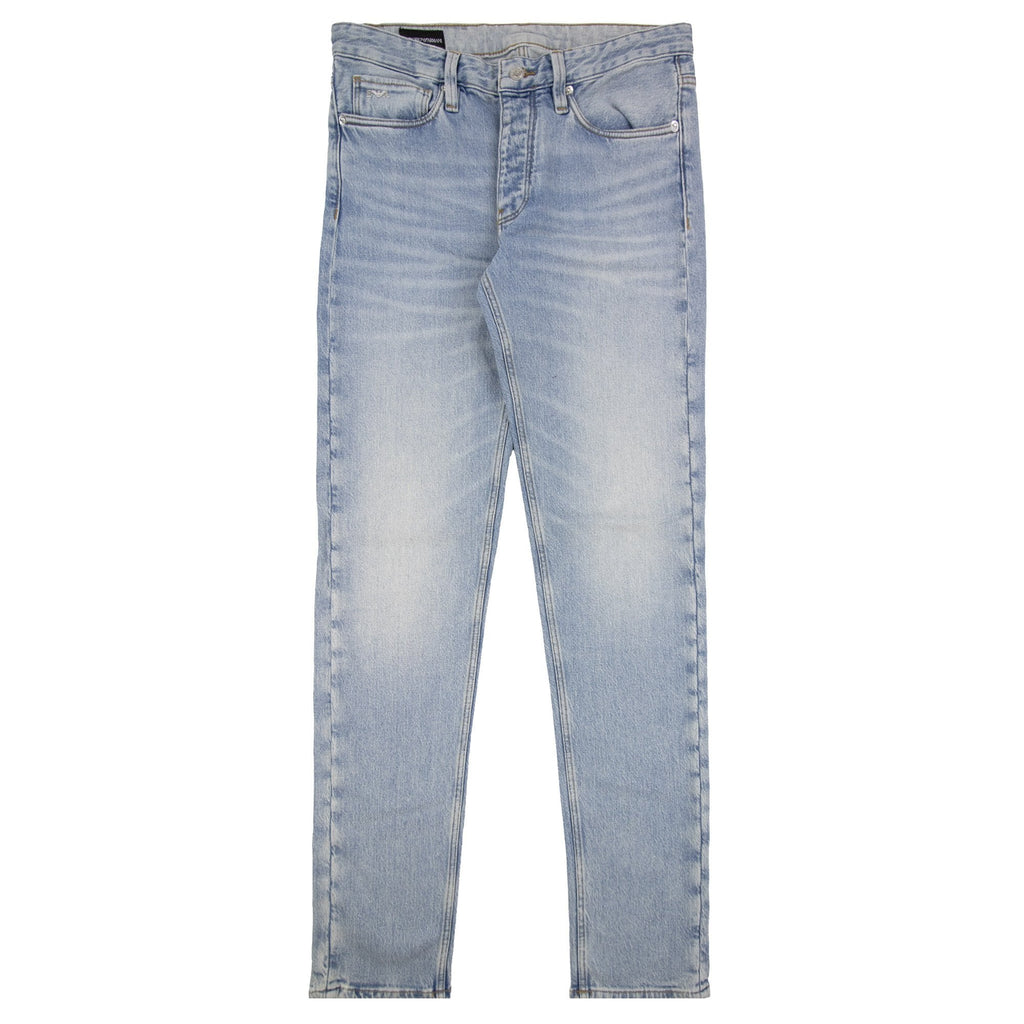 Emporio Armani J75 Stone Wash Slim Fit Jean Denim