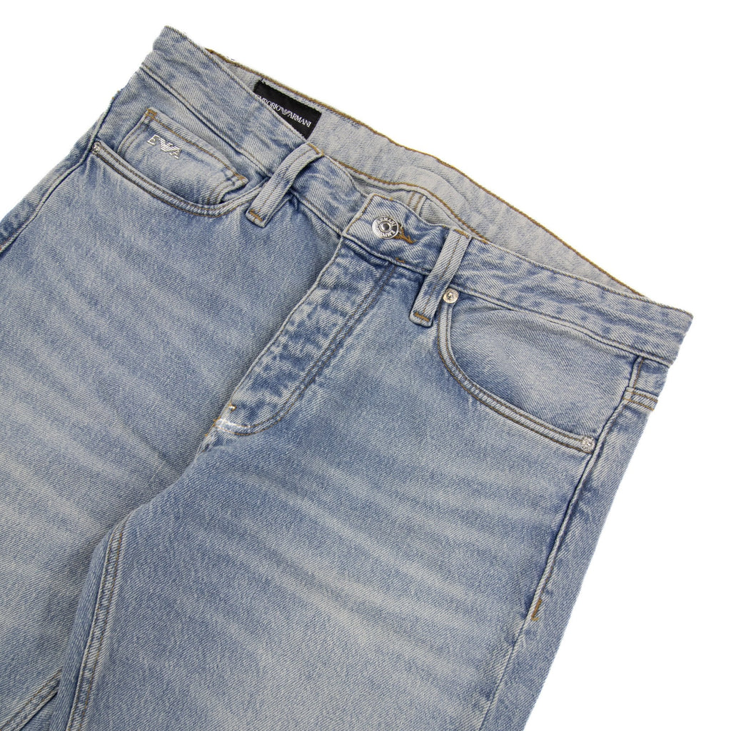 Emporio Armani J75 Stone Wash Slim Fit Jean Denim